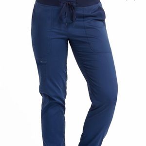 Navy medium med couture cargo scrub pant jogger